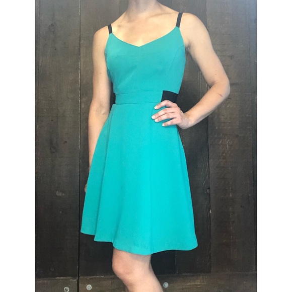 RACHEL by Rachel Roy Green A-Line Dress 2 - Picture 3 of 7